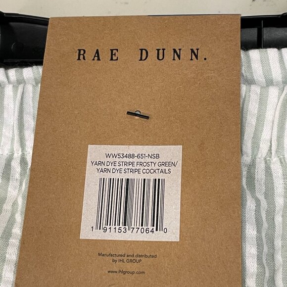 RAE DUNN (NWT) "Cheers" Set of 2 Woven Boxer Sleep Shorts, Pink/Sage - XL - Picture 9 of 12